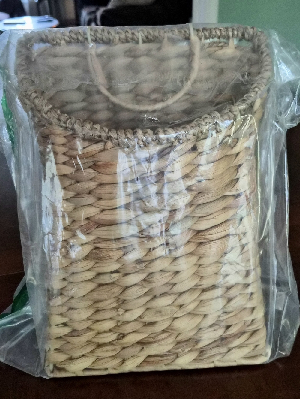 Natural Handcrafted Woven Haging Basket, Door, Wall, Fence DIY NEW